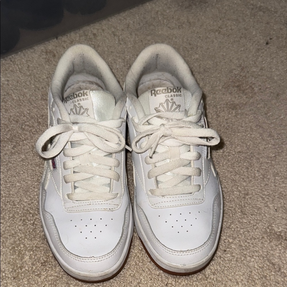 Reebok Classic White Leather Sneakers